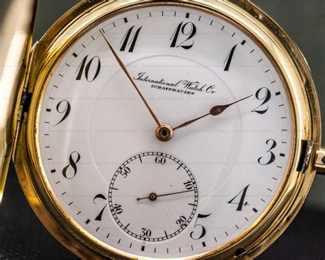 iwc 14k gold pocket watch|vintage iwc watches.